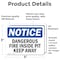 Signmission 3.5 in Height, 5 in Width, Vinyl Decal, Rectangle OS-2PACK-NS-D-35-L-10929 - alternate 2